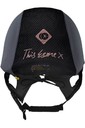 2022 Charles Owen Esme MS1 Pro Helmet & Headband ESMEMS1P - Grey / Rose Gold Silk